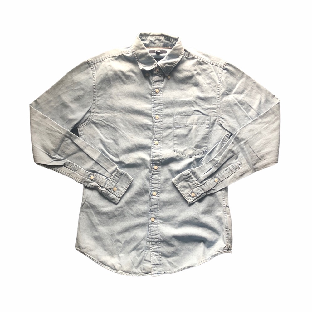 Uniqlo Denim Polo Shirt